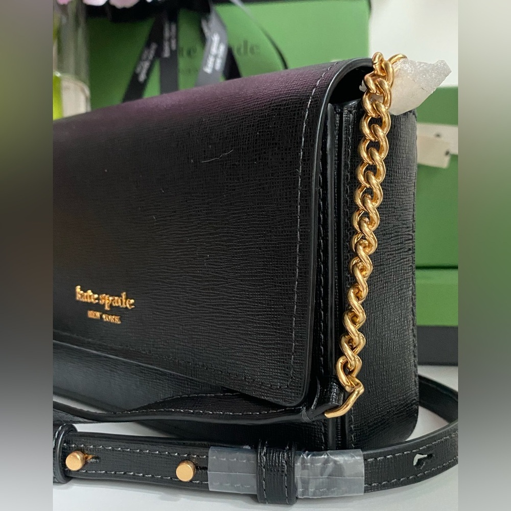 NWOT KATE SPADE New York Morgan Flap Chain Crossbody Bag Wallet - Picture 6 of 15